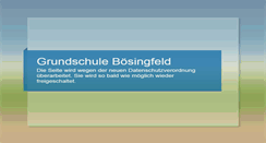 Desktop Screenshot of grundschule-boesingfeld.de